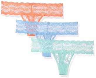 B.Tempt'd b.temptd by Women's Lace Kiss Thong Panty Pack