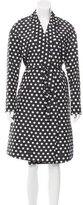 Thumbnail for your product : Rochas Open Front Polka-Dot Coat