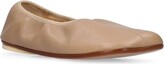 Thumbnail for your product : MM6 MAISON MARGIELA 10mm Leather ballerinas
