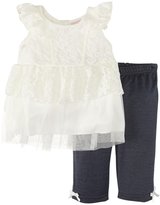Thumbnail for your product : Little Lass 2 Piece Fancy Set (Toddler) - Ivory-4T