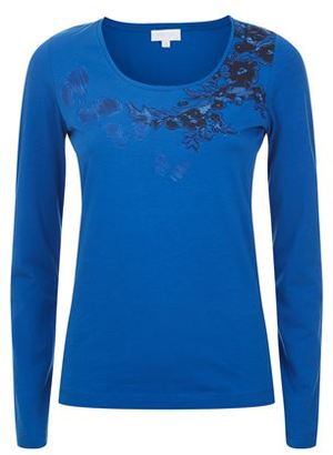 Escada Sport Floral Embroidered T-Shirt