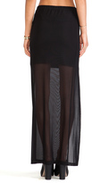 Thumbnail for your product : Evil Twin Zip Split Maxi Skirt