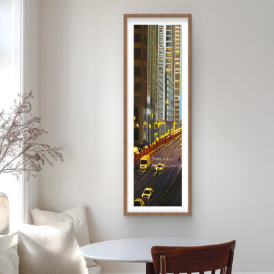 Lark Manor New York City 9th Street Car Bedroom Framed Matted Print
