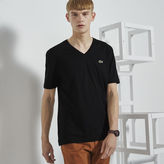 Thumbnail for your product : Lacoste Ultra-slim fit V-neck LIVE T-shirt in jersey