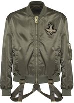 Thumbnail for your product : Les Hommes Strap Detail Bomber Jacket