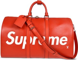 Louis Vuitton Keepall Bandouliere Bag Limited Edition Supreme Epi Leather 45  - ShopStyle