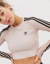 Thumbnail for your product : adidas long sleeve crop t-shirt