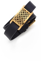 Thumbnail for your product : Tory Burch Kinsley Double Wrap Bracelet