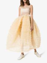 Thumbnail for your product : Molly Goddard Womens Yellow Nimbus Sleeveless Tulle Dress