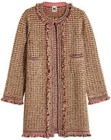 Thumbnail for your product : M Missoni Knit Coat with Wool, Cotton and Metallic Thread