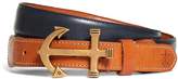 Thumbnail for your product : Brooks Brothers Kiel James Patrick Leather Anchor Buckle Belt