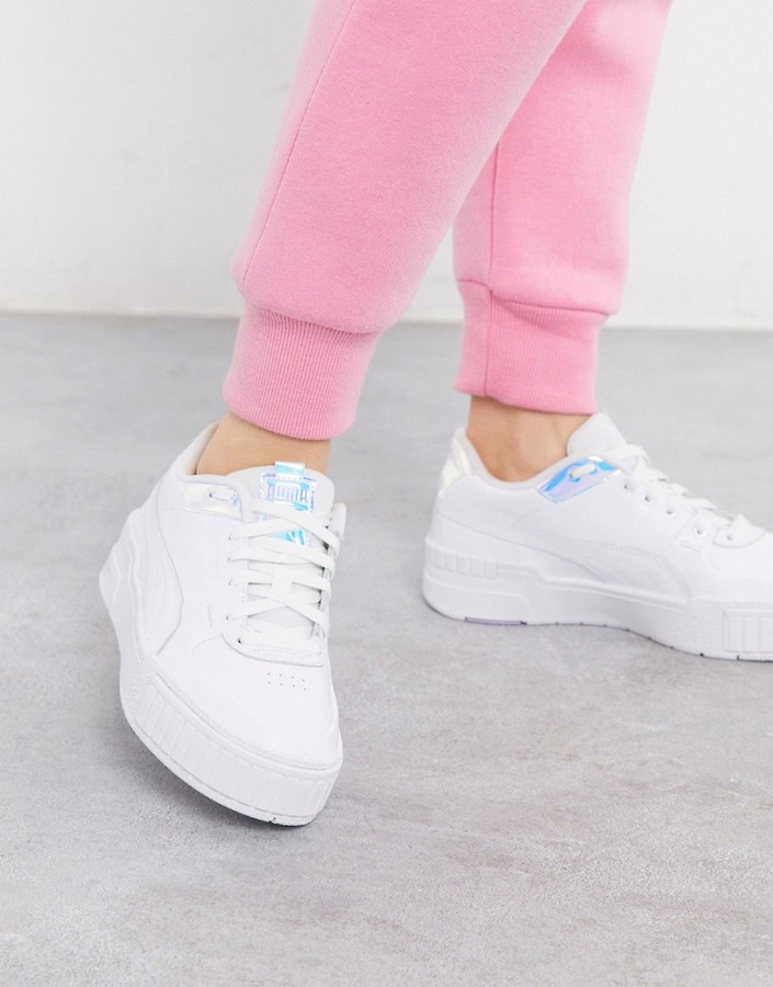 Puma Cali Sport Glow sneakers in white - ShopStyle