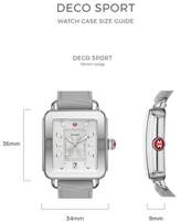 Thumbnail for your product : Michele Deco Sport Watch Head & Silicone Strap Watch, 34mm x 36mm