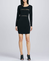 Thumbnail for your product : Elizabeth and James Millie Sheer-Stripe Dress
