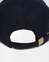 Thumbnail for your product : ASOS Baseball Cap In Navy Wool