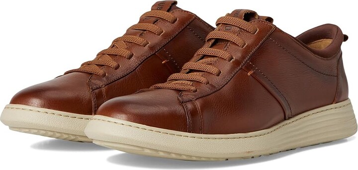 Samuel Hubbard Featherlight Flight Gore-Lace Men's Shoes Cognac Leather : 9 D - Medium