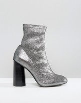 Thumbnail for your product : Senso Umar Ii Silver Stardust Stretch Sock Boots