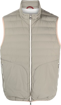 Brunello Cucinelli Stand-Up Goose-Down Gilet - ShopStyle Vests