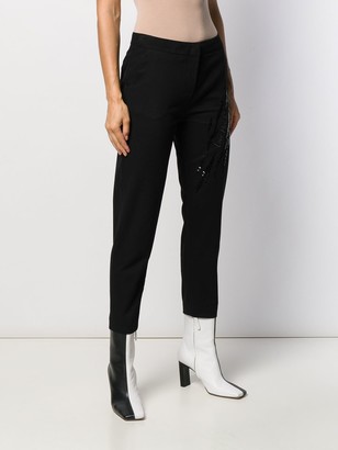 Love Moschino Signature Embellished Trousers