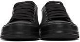 Thumbnail for your product : Ann Demeulemeester Black Oil Leather Sneakers