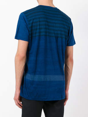 Etro stripe v-neck T-shirt