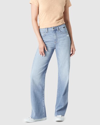Mavi Jeans Women's Blue Wide leg - Victoria Jeans - Size 24 at The Iconic