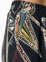 Thumbnail for your product : Just Cavalli elastic waist printed trousers