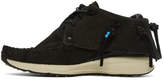 Thumbnail for your product : Visvim Black Suede FBT Moccasin Sneakers
