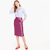 Thumbnail for your product : J.Crew Pintucked pencil skirt in houndstooth jacquard