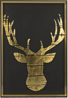 Union Rustic 'Deer' Art Print