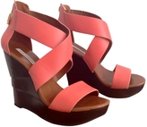 Thumbnail for your product : Diane von Furstenberg Pink Leather Heels