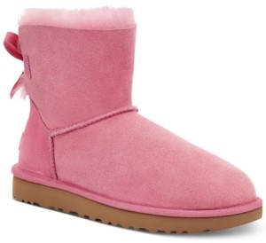 pink ugg boots with bows
