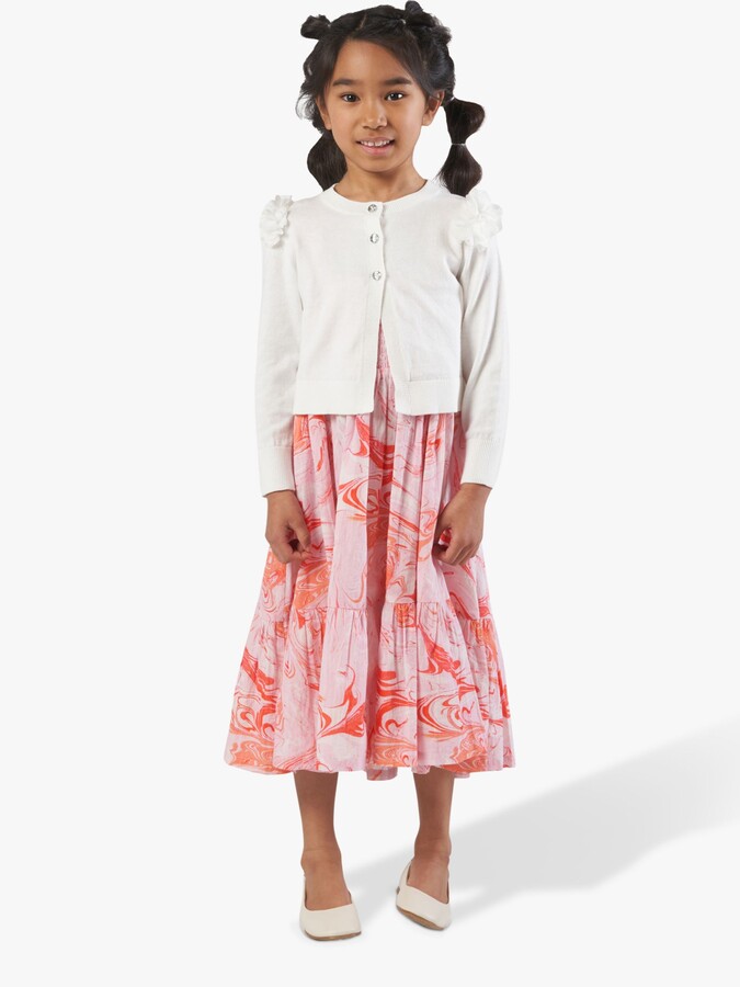 ivory flower girl cardigan