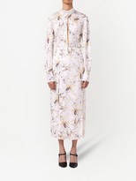 Thumbnail for your product : Jason Wu Collection Wild Orchid Silk Blouse