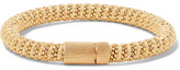 Thumbnail for your product : Carolina Bucci Twister 18-karat Gold-plated And Lurex Bracelet - one size