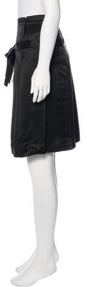 Burberry Silk Knee-Length Skirt w/ Tags
