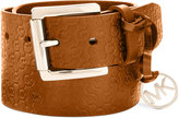 Thumbnail for your product : MICHAEL Michael Kors Embossed Logo Panel Pant Belt