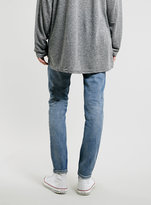 Thumbnail for your product : Topman Mid To Light Wash Stretch Skinny Jeans