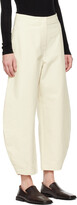 Thumbnail for your product : AMOMENTO Off-White Curved Trousers