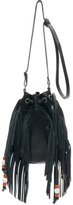 Thumbnail for your product : Toms Black Leather Fringe Celestial Crossbody Bag