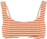 Thumbnail for your product : Solid & Striped The Elle striped bikini top