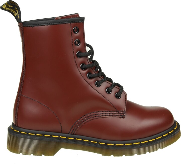 Martens AW004 Boots for Women Dr Cherry Red for sale online 