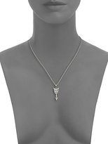Thumbnail for your product : Jade Jagger Diamond & Sterling Silver Small Arrow Pendant Necklace