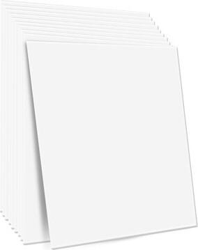 VEVOR Ceiling Tiles 12-Pack 24 x 24 in PVC Foam Fire-Rated Smooth White