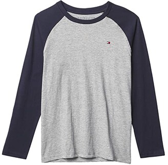 TOMMY HILFIGER Boys' Kids Long Sleeve T-shirt Top 4 5 6 7 years Snow White 