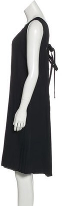 Marni Sleeveless Midi Dress Black