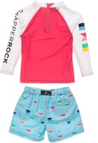 Thumbnail for your product : Snapper Rock Maritime Fliers Two-Piece Rashguard Swimsuit