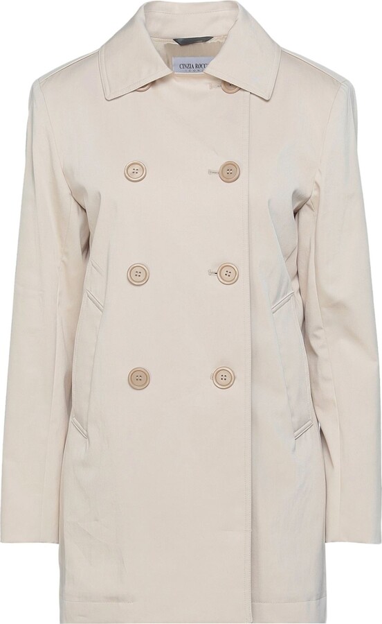 Cinzia Rocca Overcoat Beige ShopStyle Outerwear
