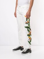 Thumbnail for your product : Dolce & Gabbana Bird Of Paradise Print Jeans