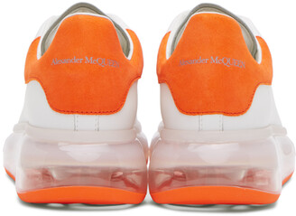 alexander mcqueen orange and white